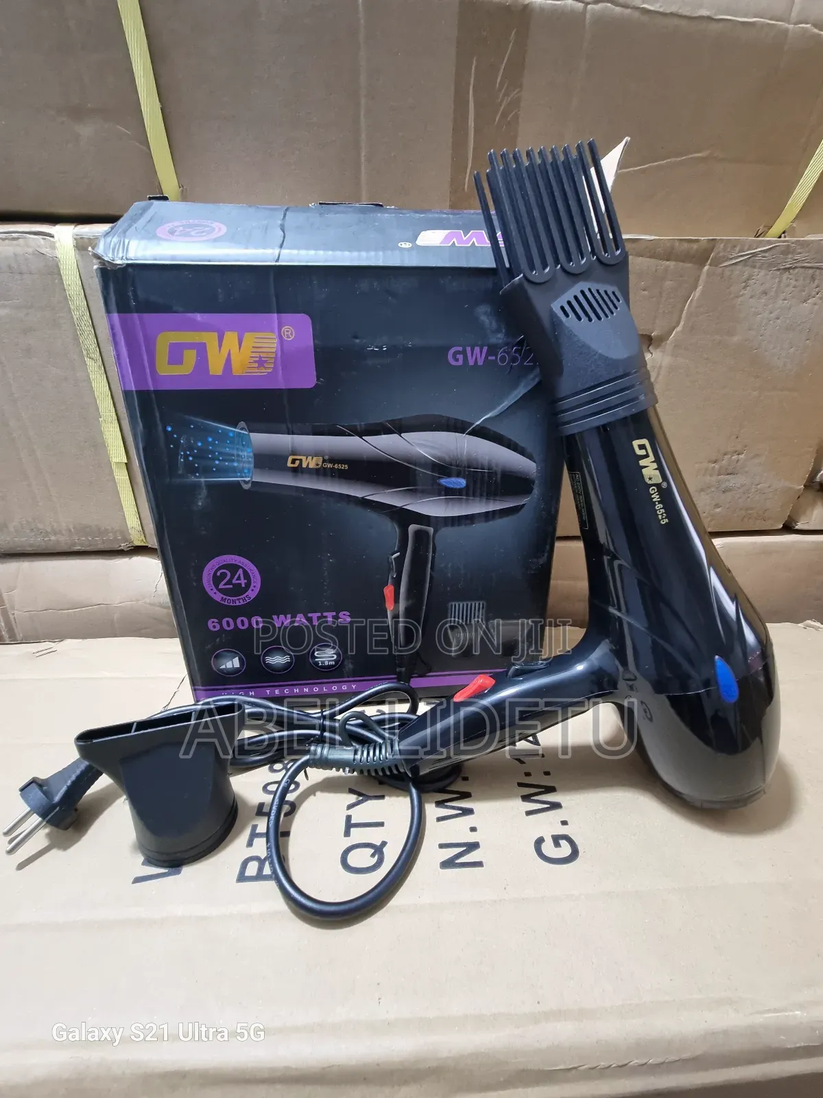 Hair Dryer With Comb