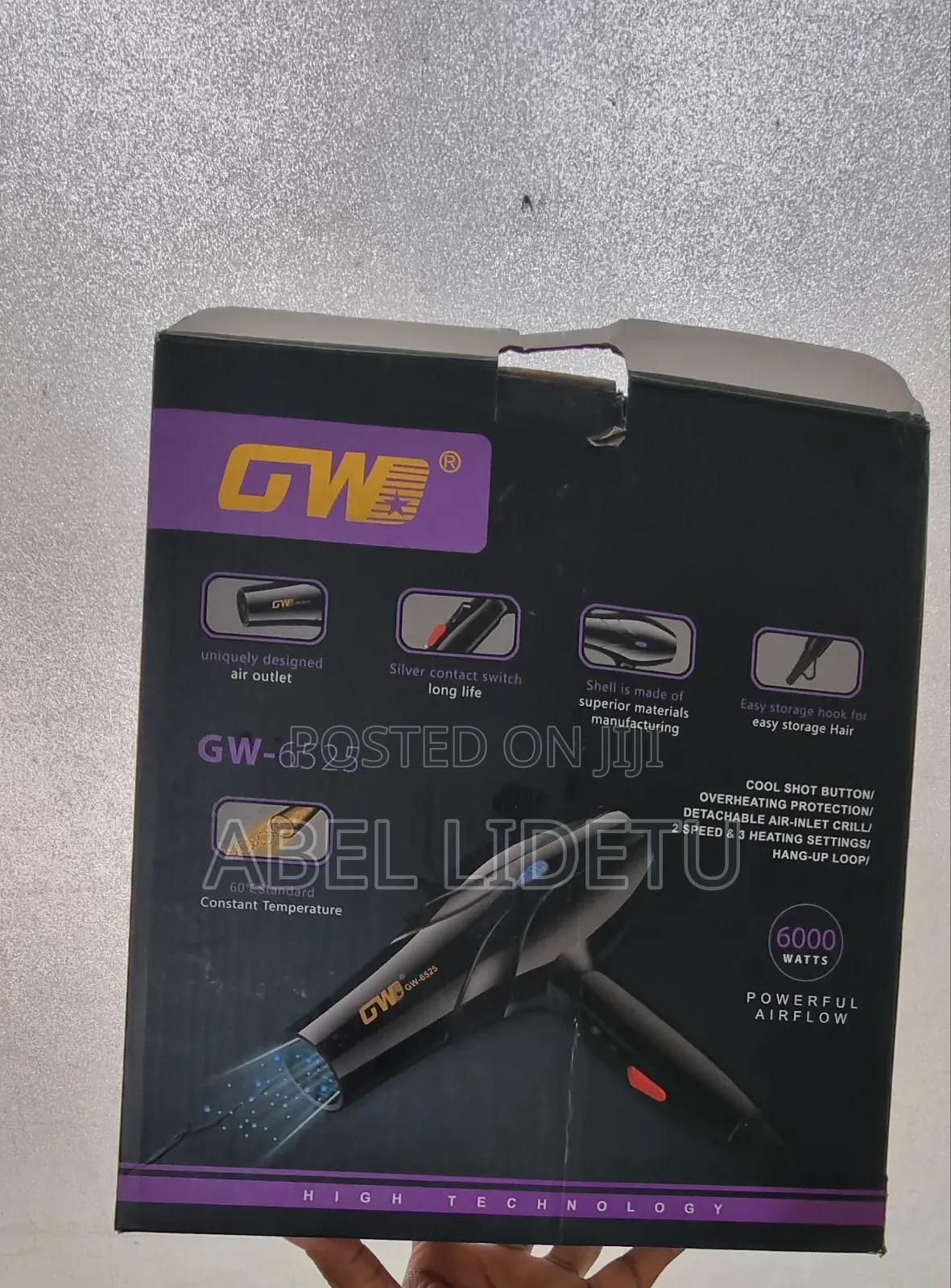 Hair Dryer With Comb