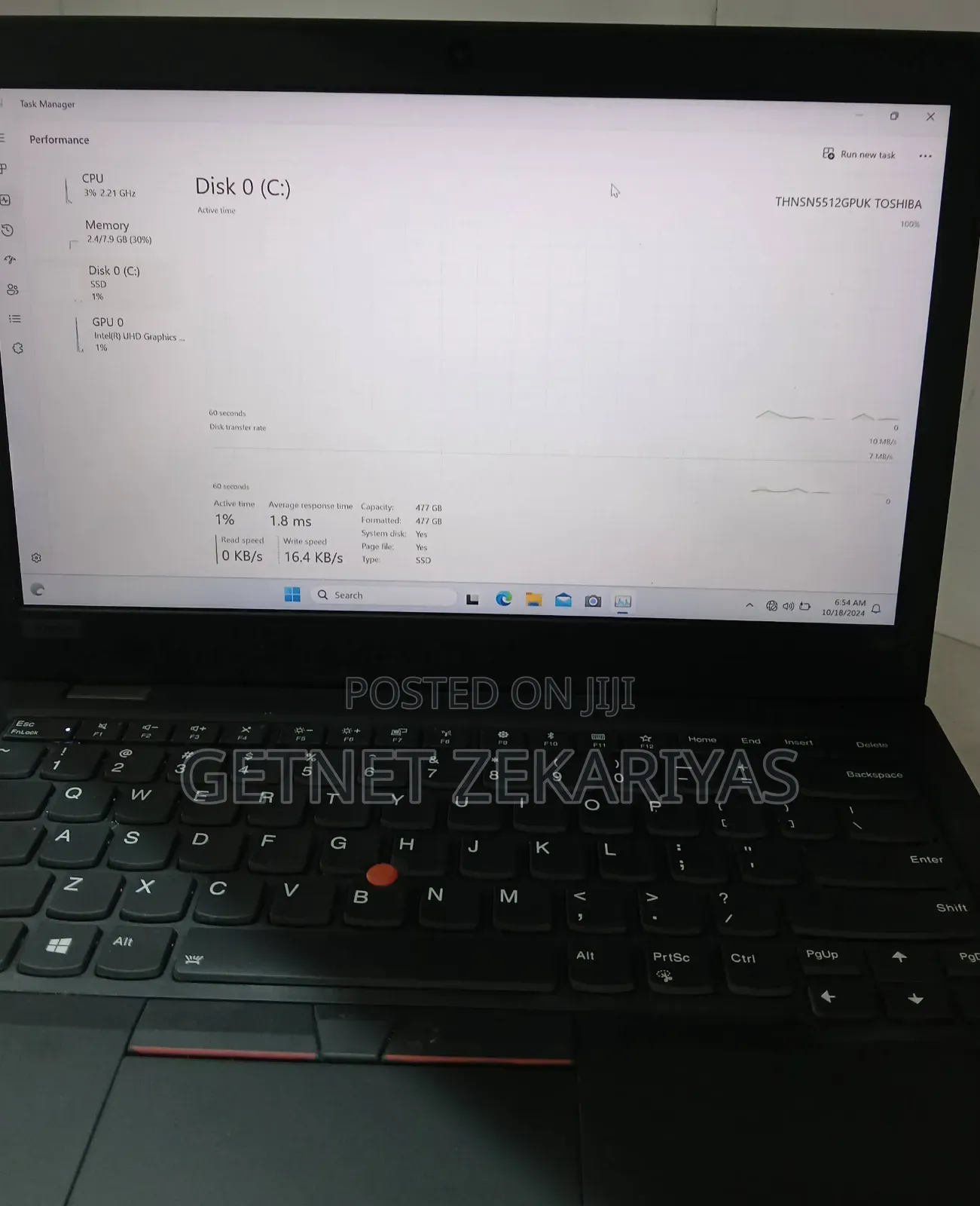 New Laptop Lenovo ThinkPad 2 8GB Intel Core I5 SSD 512GB