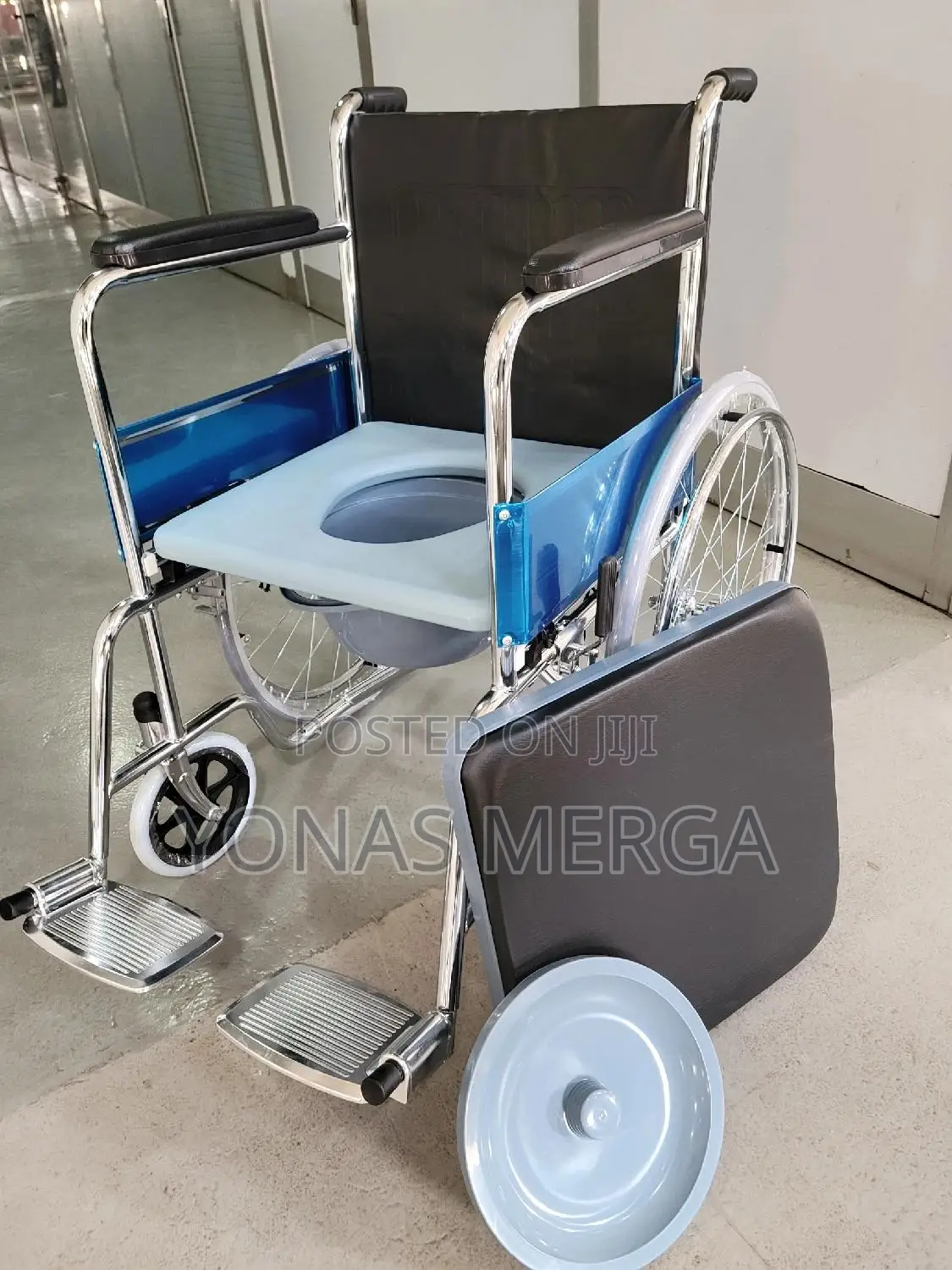 Cket With Locking Rear Wheel Wheelchair፵℥Toilet Wheelchair¿