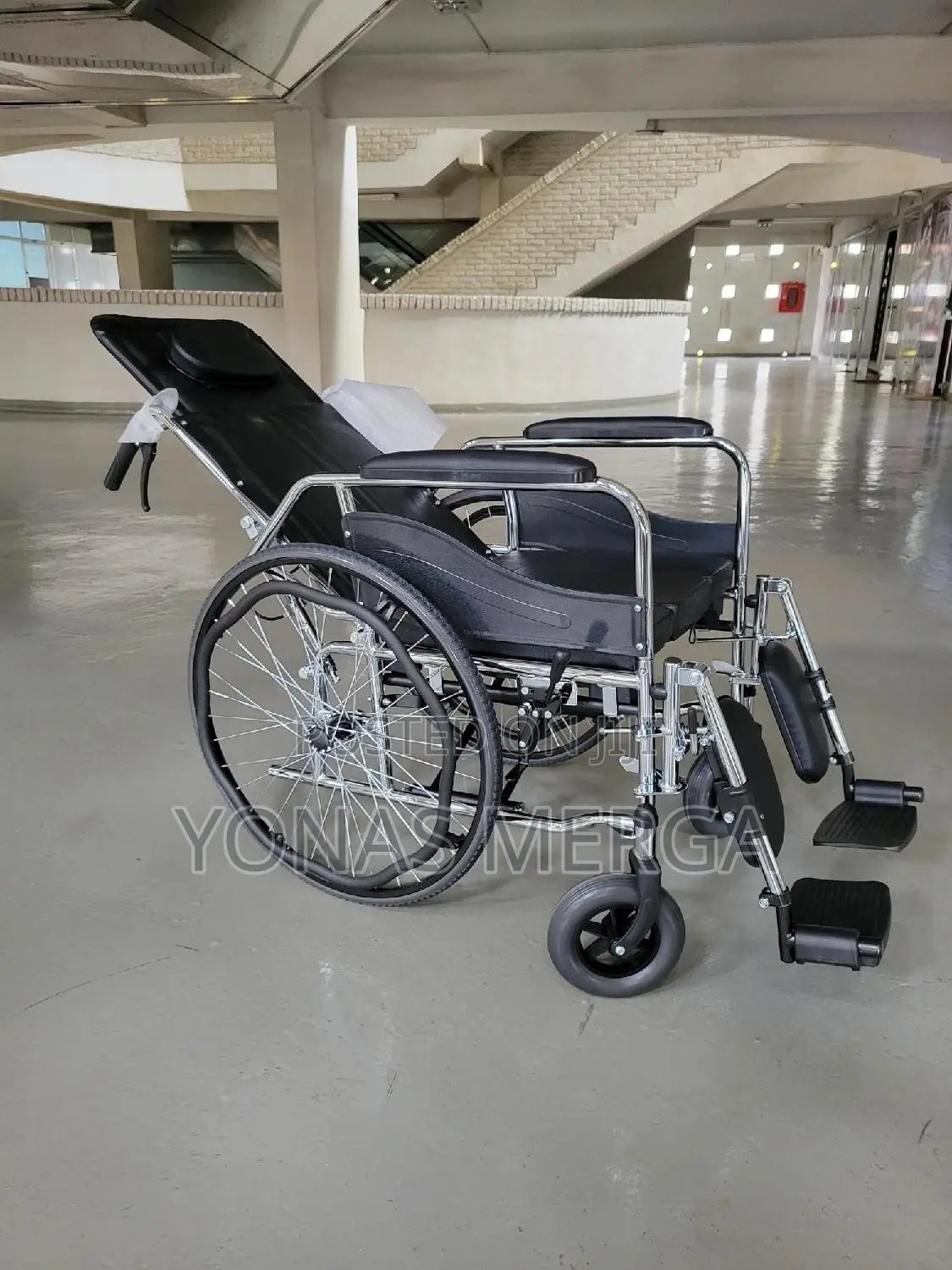 Reclining,Comfortable Folding Backrest Wheelchair፮5whelchair