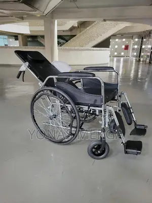 Reclining,Comfortable Folding Backrest Wheelchair፮5whelchair
