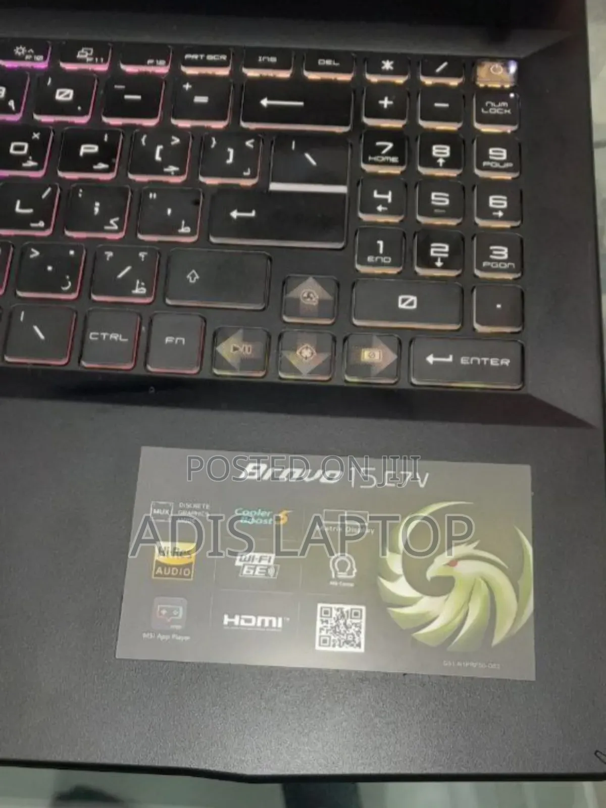 New Laptop MSI Raider GE76 12UGS 16GB AMD Ryzen 7 SSD 512GB