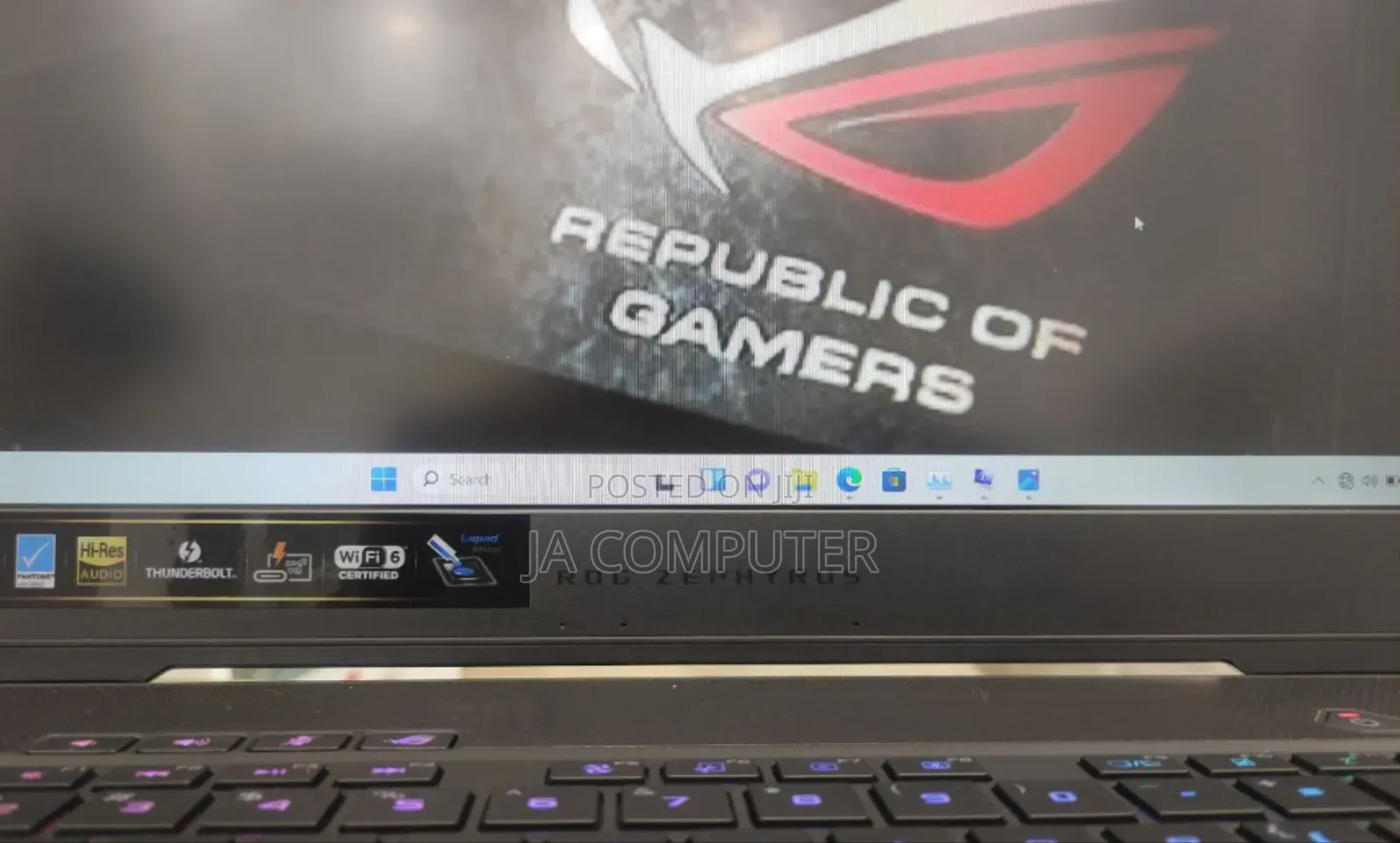 New Laptop Asus ROG Zephyrus G15 16GB Intel Core I7 SSD 512GB