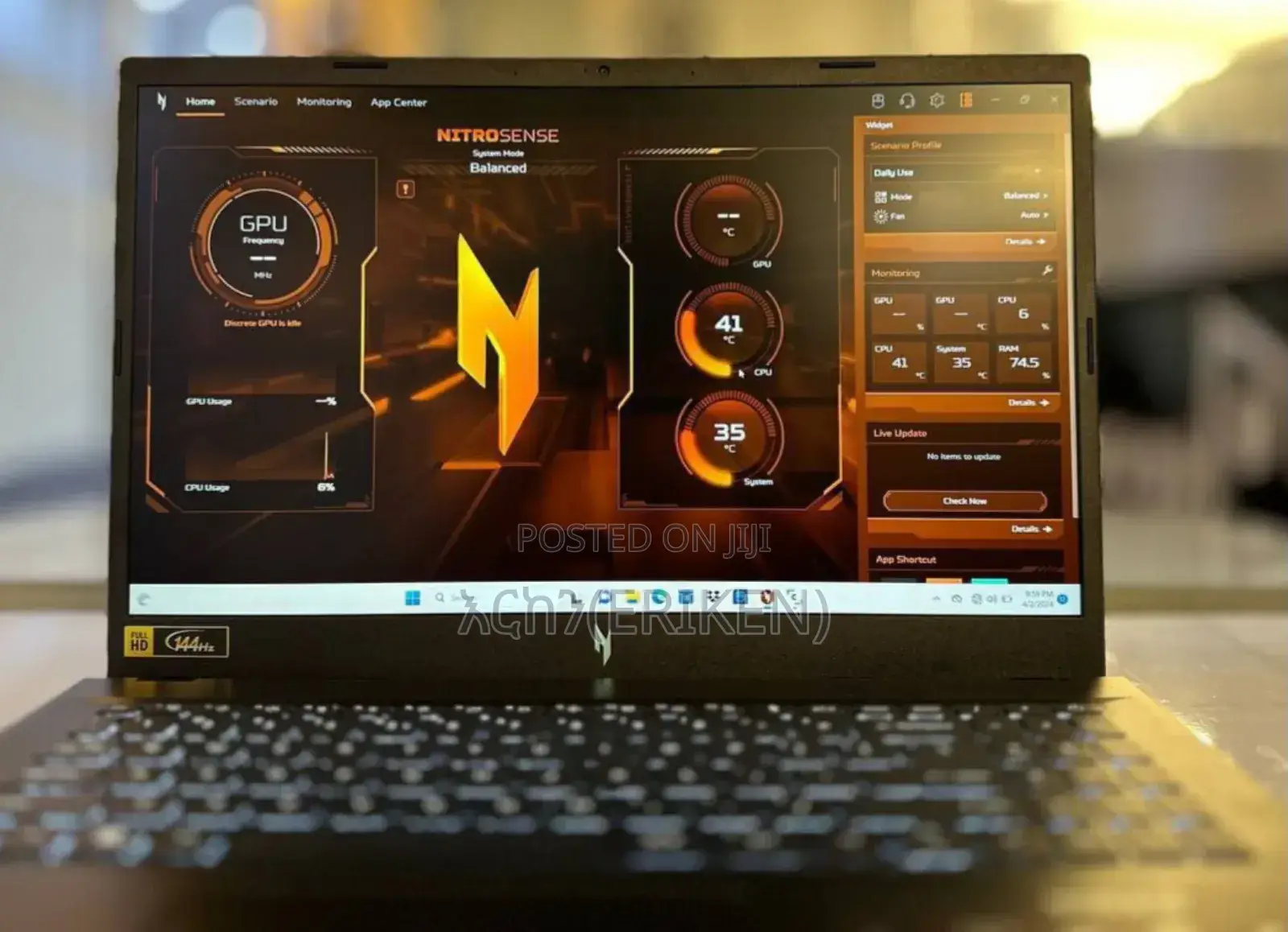 New Laptop Acer Nitro 5 8GB Intel Core I5 SSD 512GB