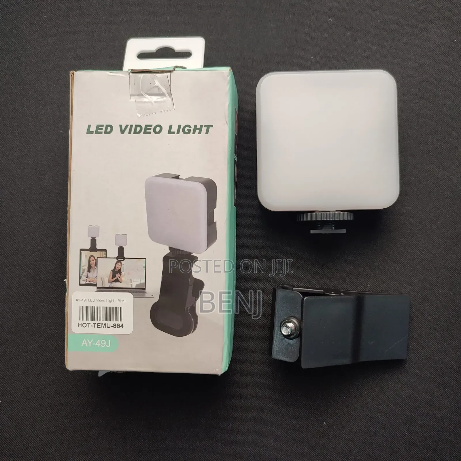 Ay-49j Led Video Light | Webcam Light Support