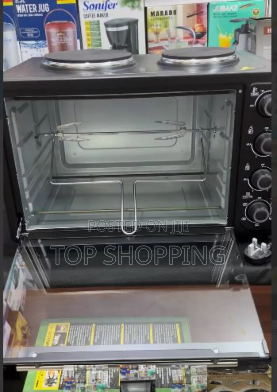 Sanford 50 Liter Oven With 2 Hot Plates Stove