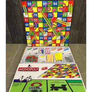 የቤተሰብ ጨዋታ MONOPOLY / SNAKE LADDER Property Trading Game