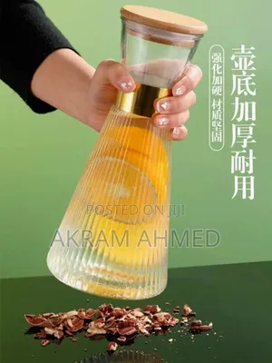 Photo - Ribbed Glass Pitcher Set