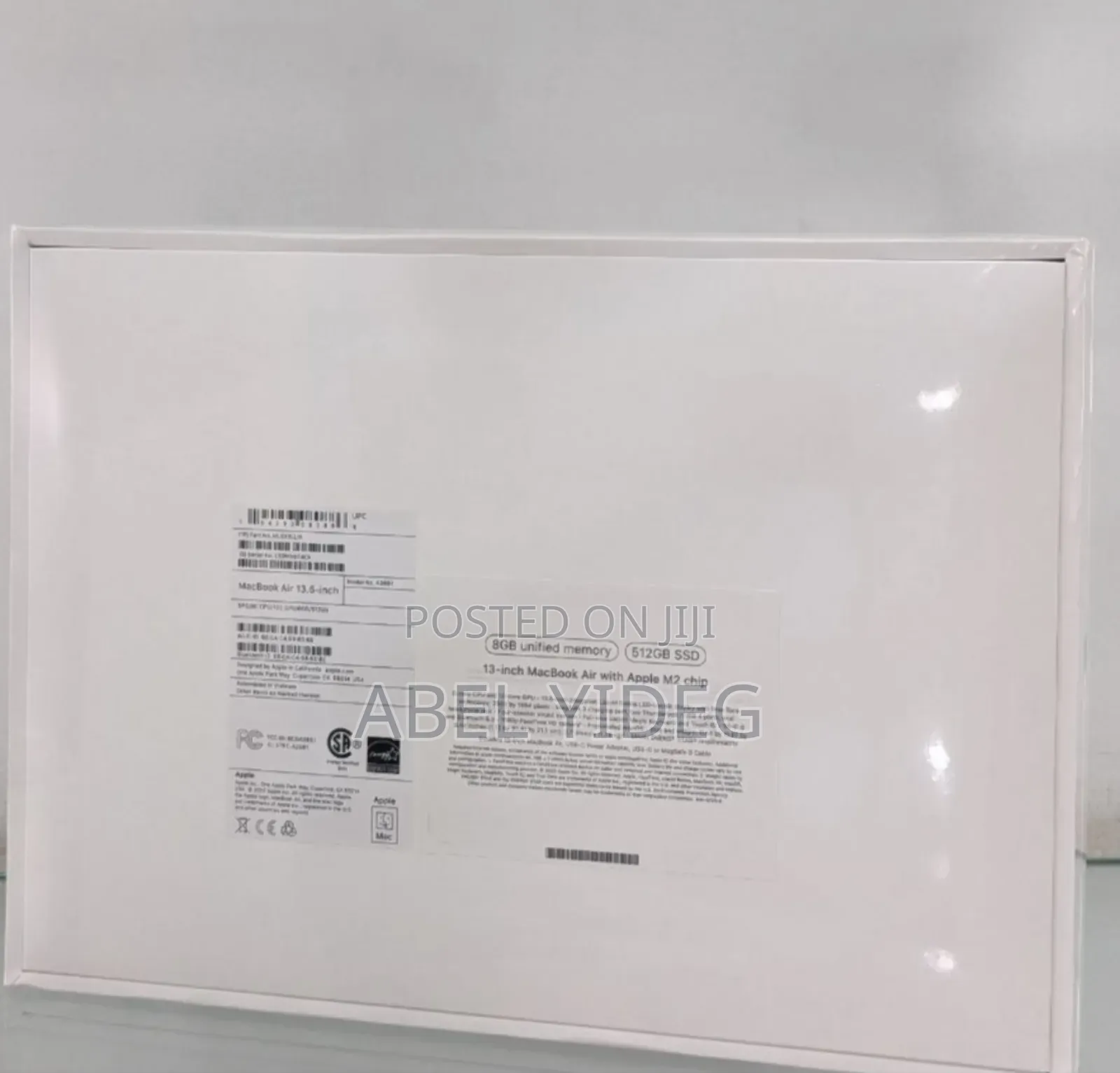New Laptop Apple MacBook Air 2022 M2 8GB Apple M2 SSD 512GB