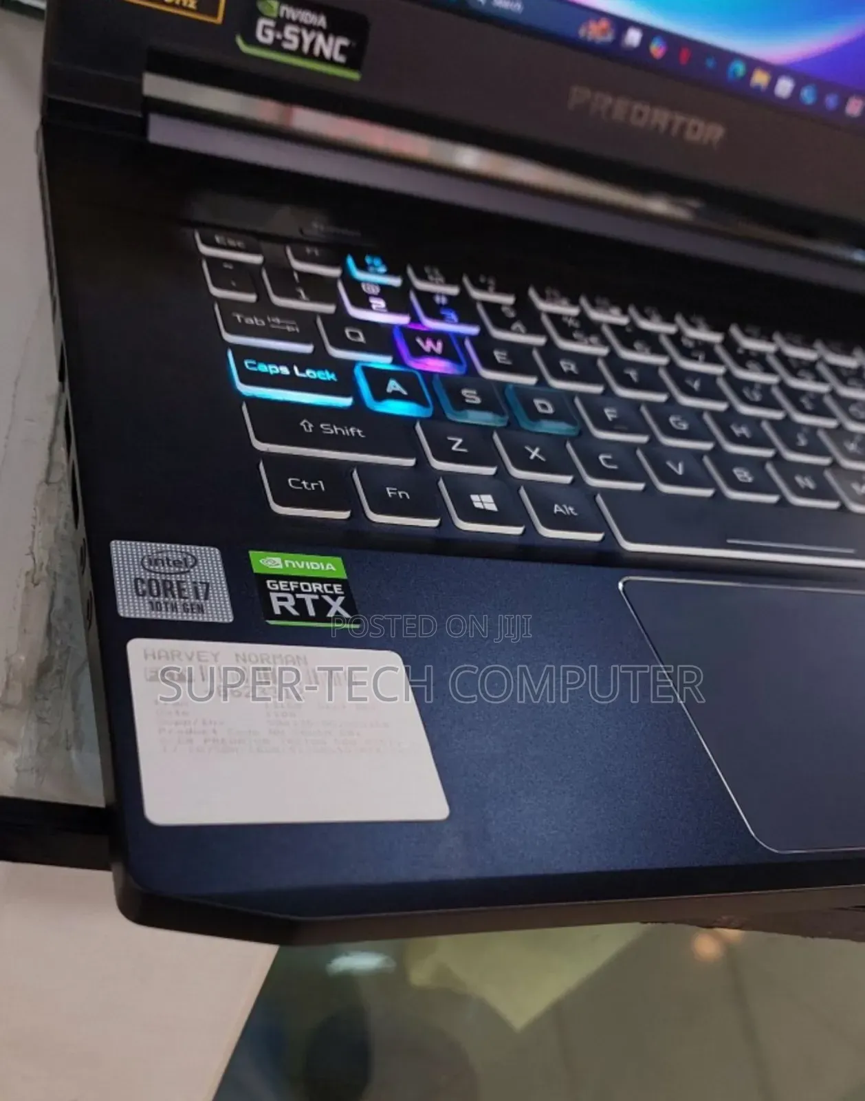 New Laptop Acer Predator 15 16GB Intel Core I7 SSD 512GB