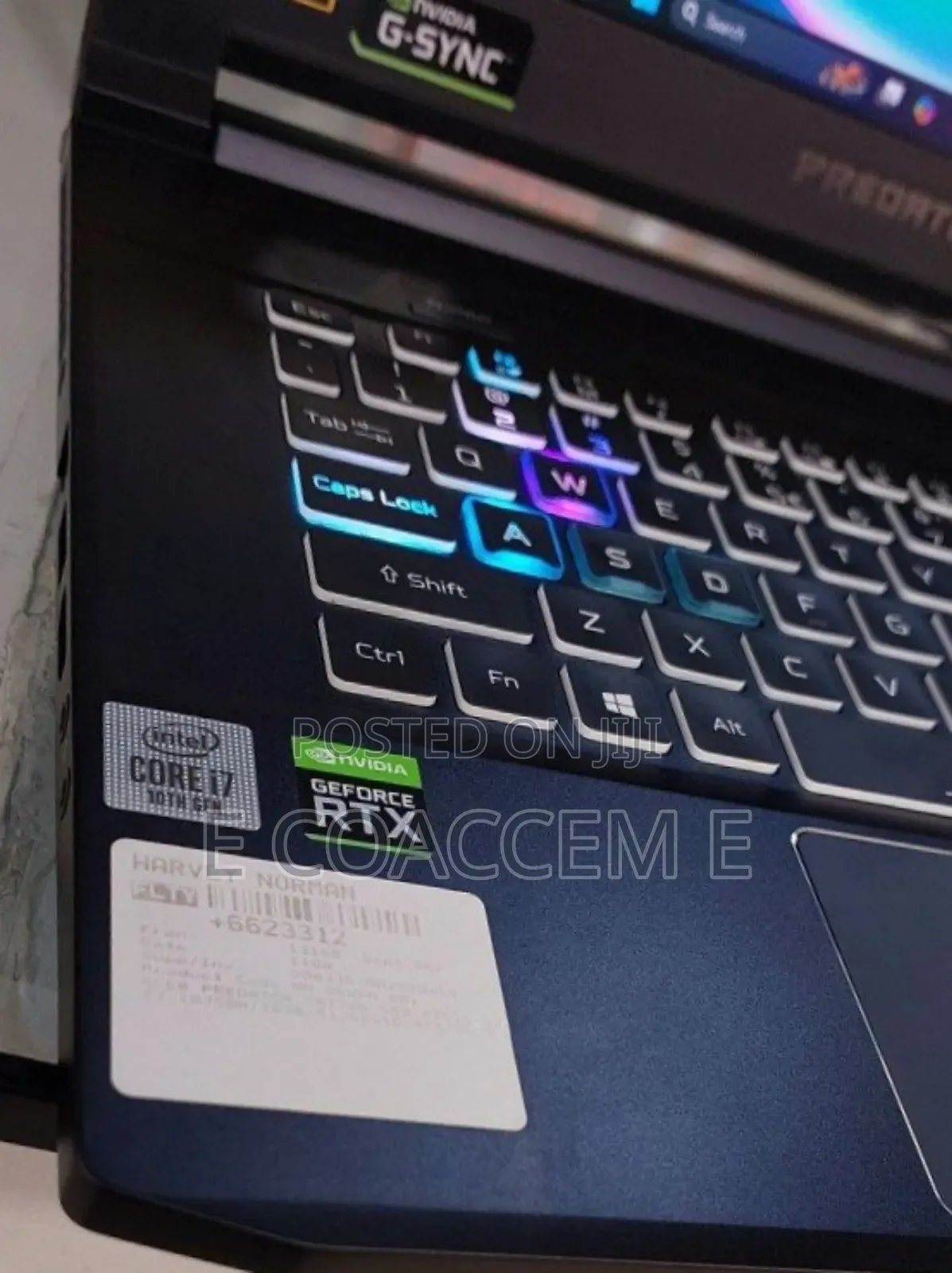 New Laptop Acer 16GB Intel Core I7 SSD 512GB