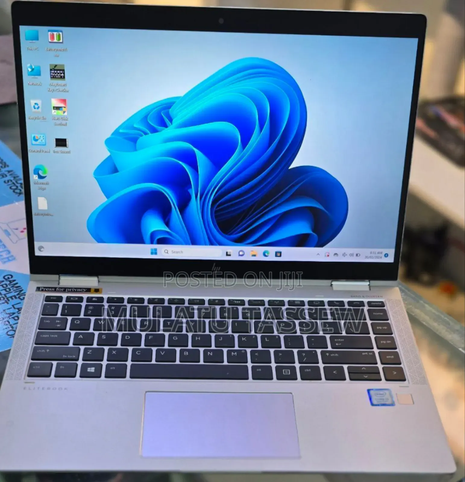 New Laptop HP EliteBook 1040 G6 16GB Intel Core i7 SSD 512GB