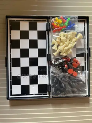 3in1 LUDO CHESS CHECKERS Price 3200