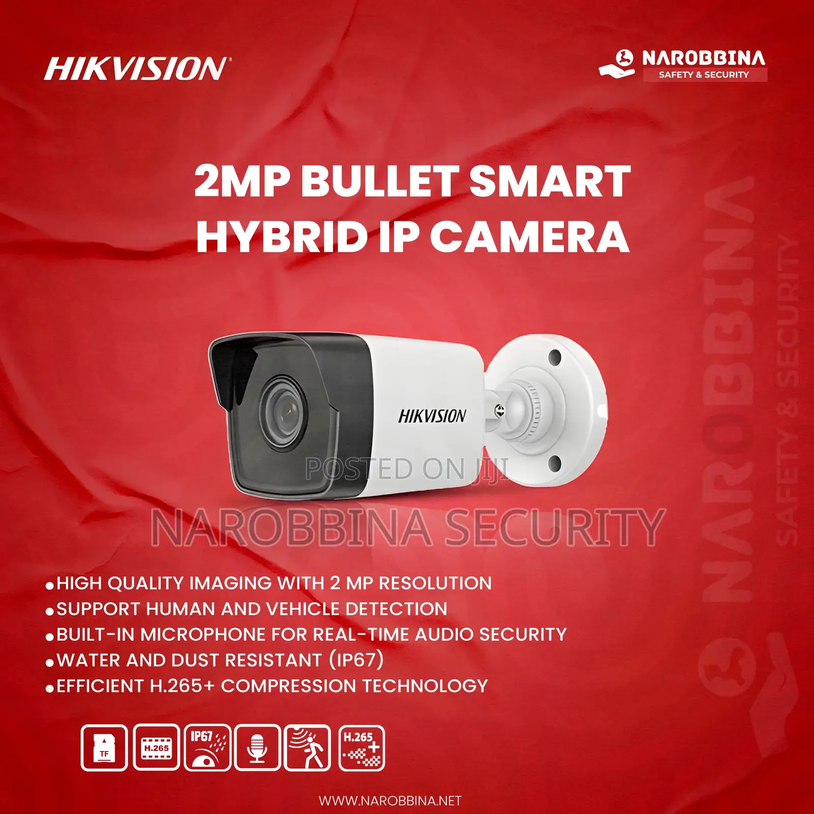 Hikvision 2mp Smart Hybrid Light Bullet