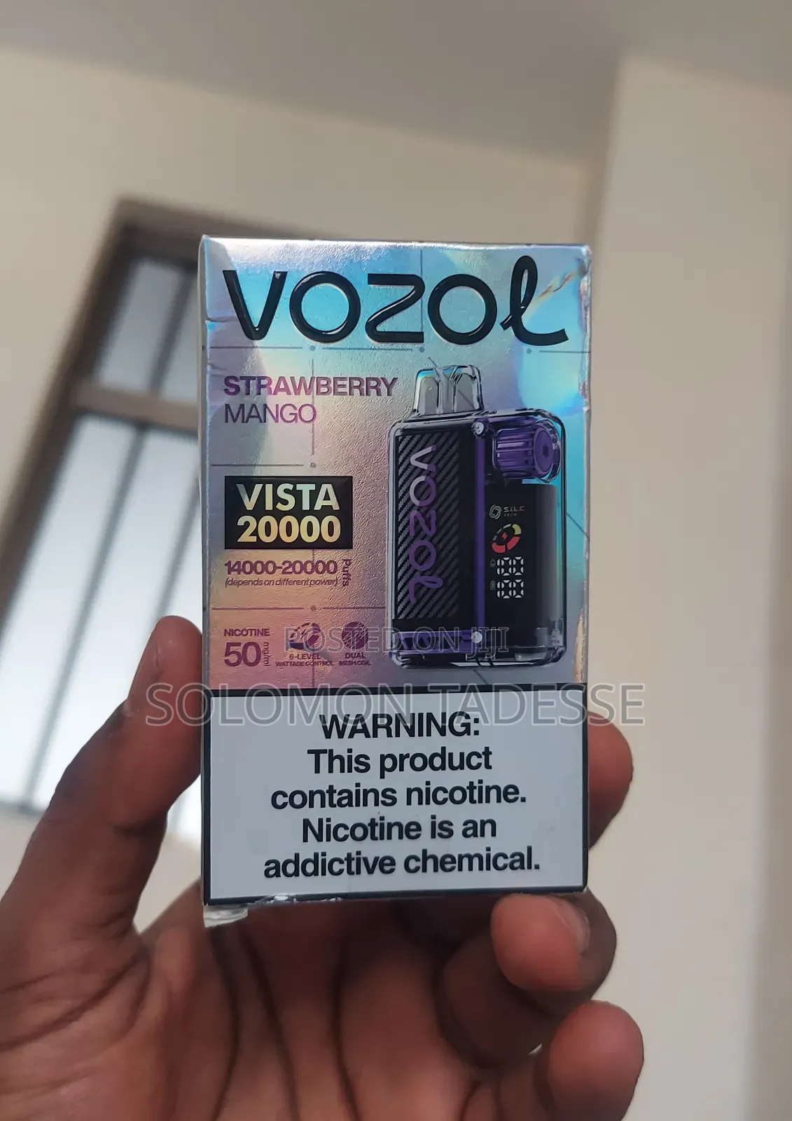 Vape Puff Vozol Grape Ice Flover