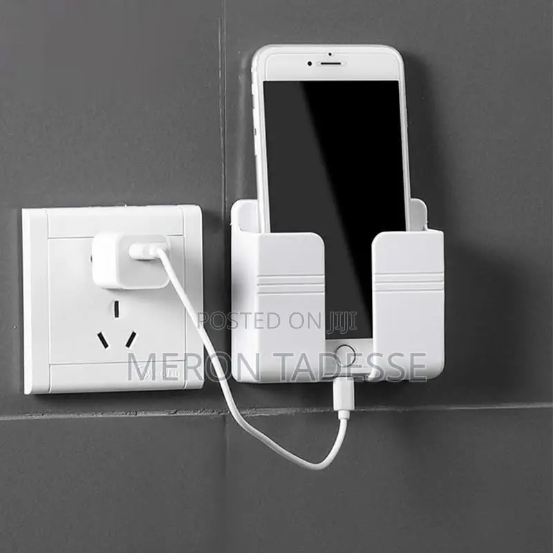 Mobile Charging Rack (Wall Mounting) ተለጣፊ የስልክ ማስቀመጫ