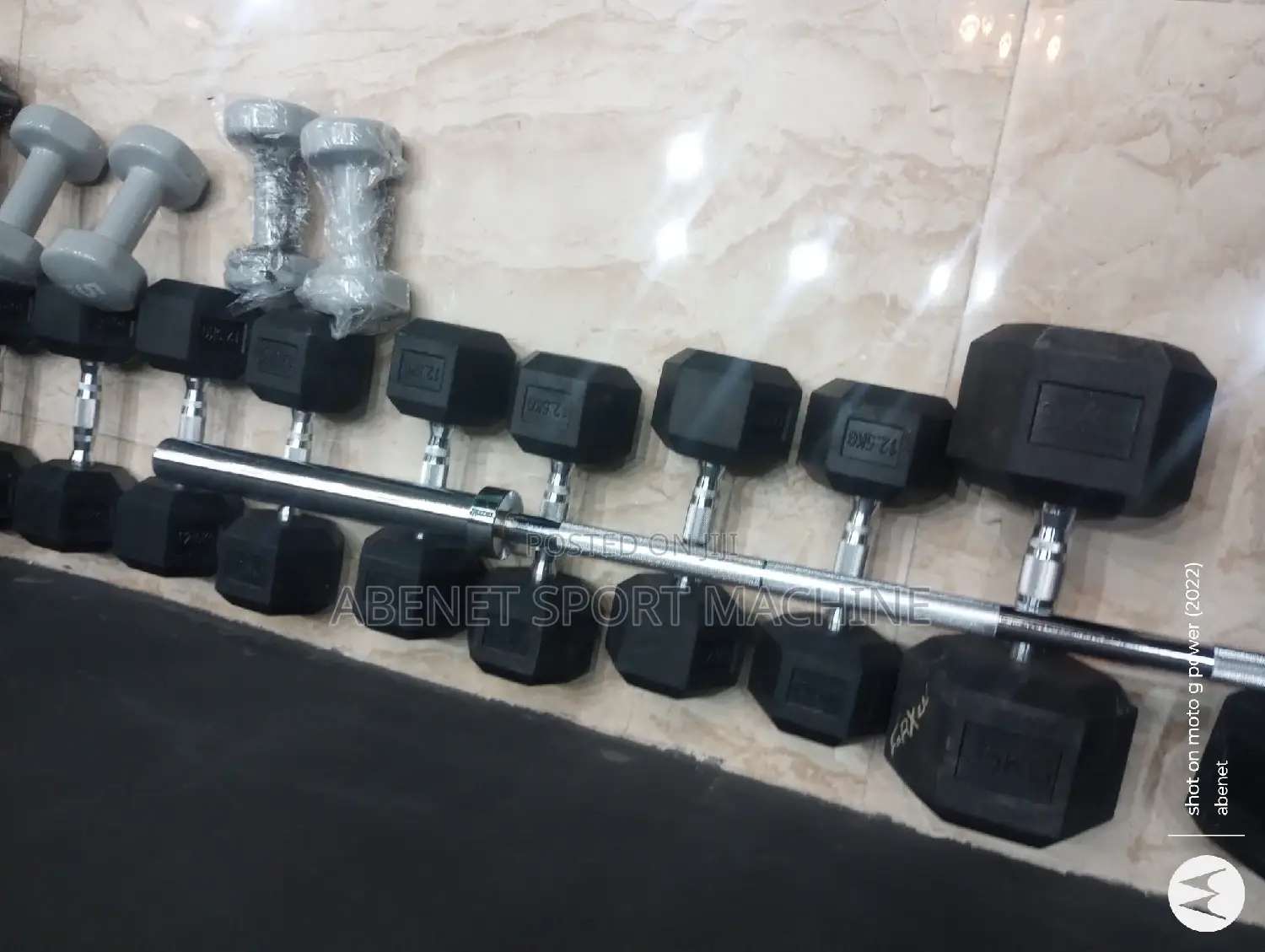 ዘመናዊ HEXAGONAL DUMBBELLS ከ Game on Gym Equipment Hub