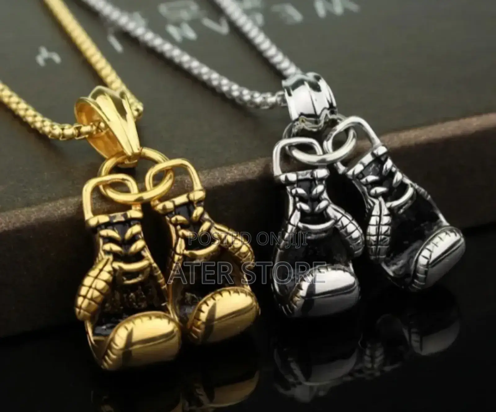Boxing Pendant Necklace