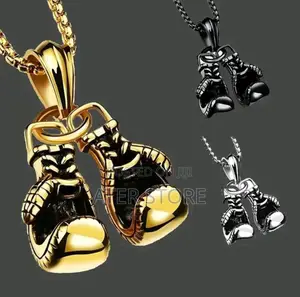 Boxing Pendant Necklace