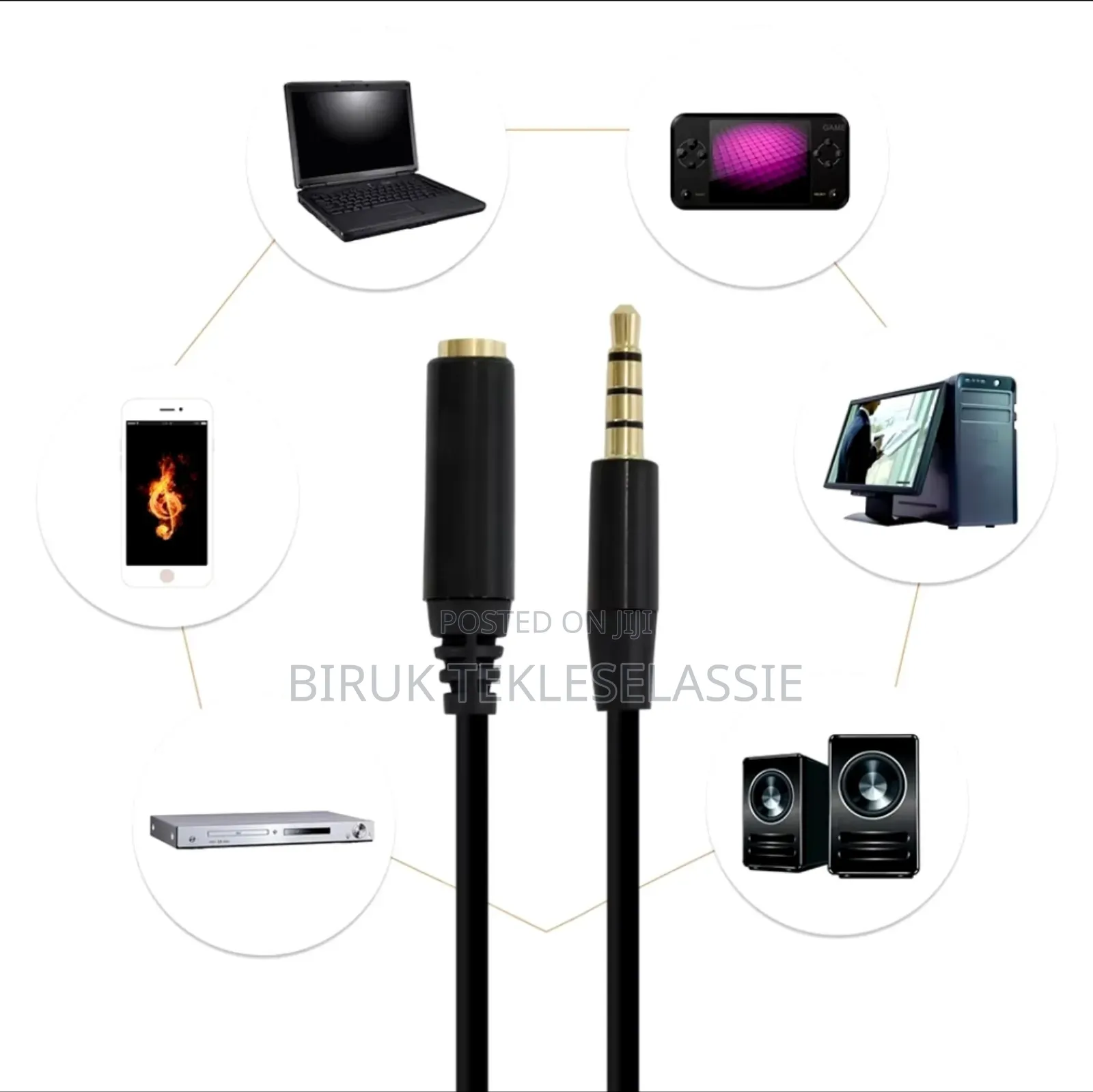 3.5mm Aux Audio Extension Cable 5m - Male to Female