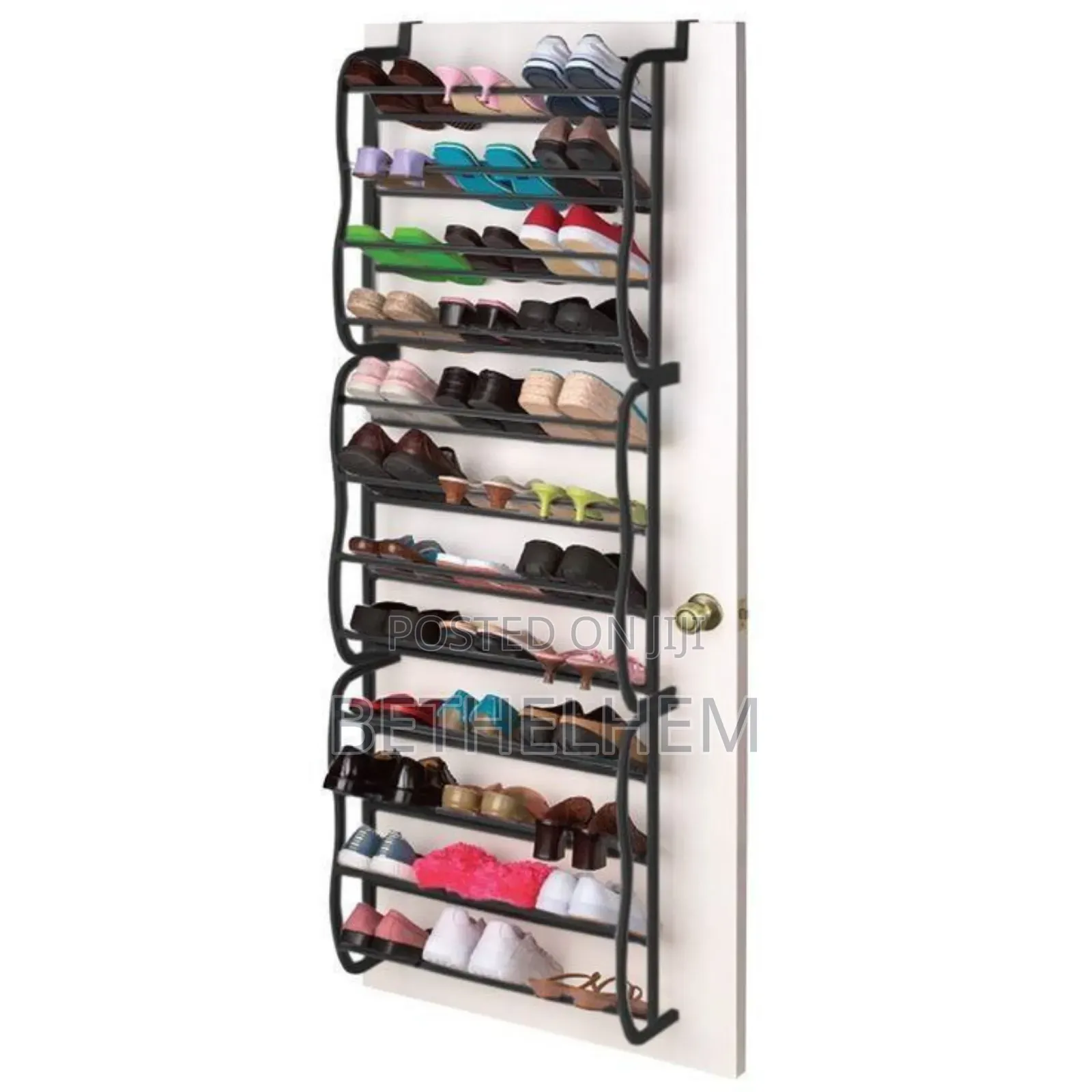 36 Pairs Over the Door Shoe Rack