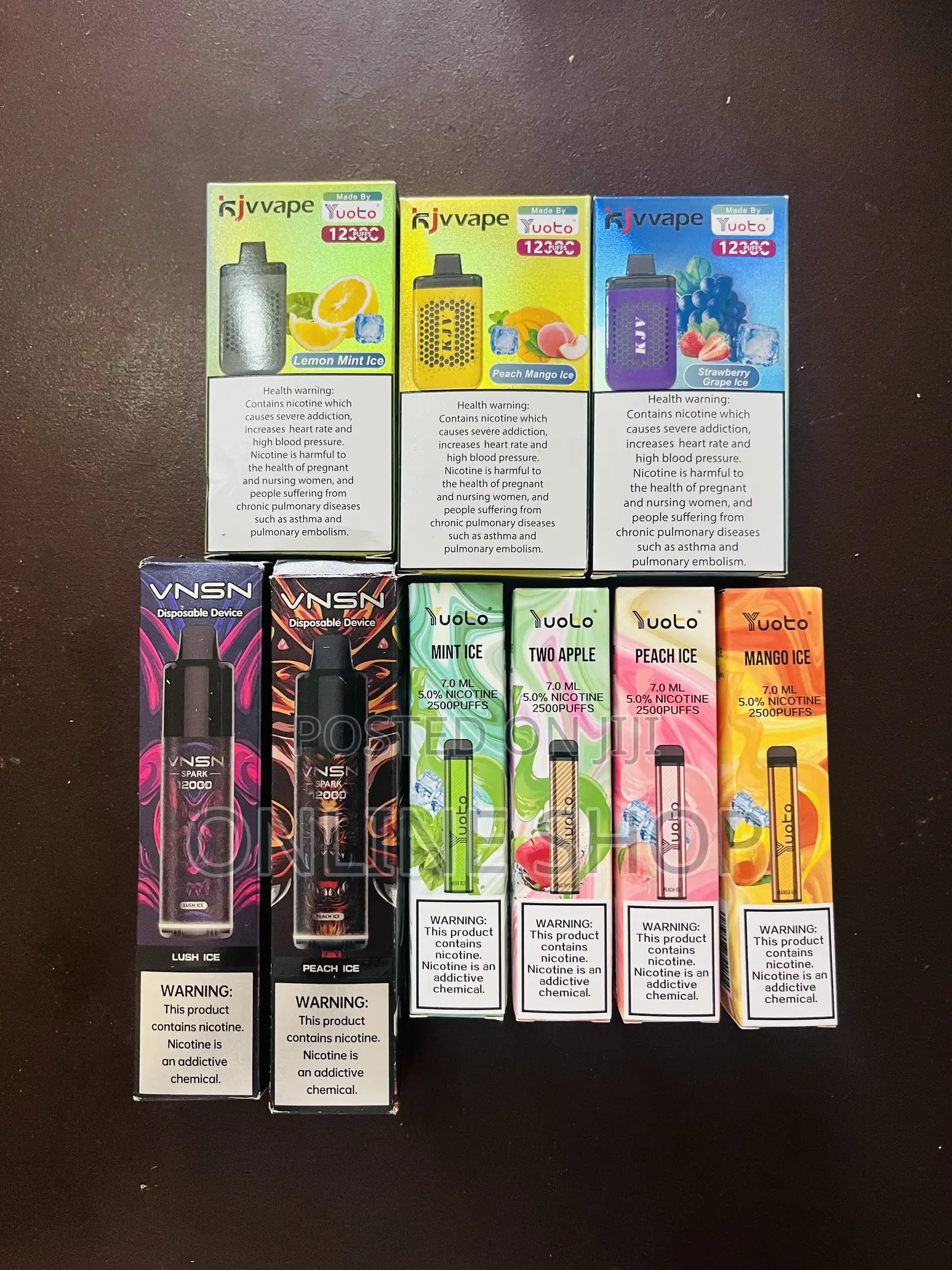 Yuoto and VNSN Vapes