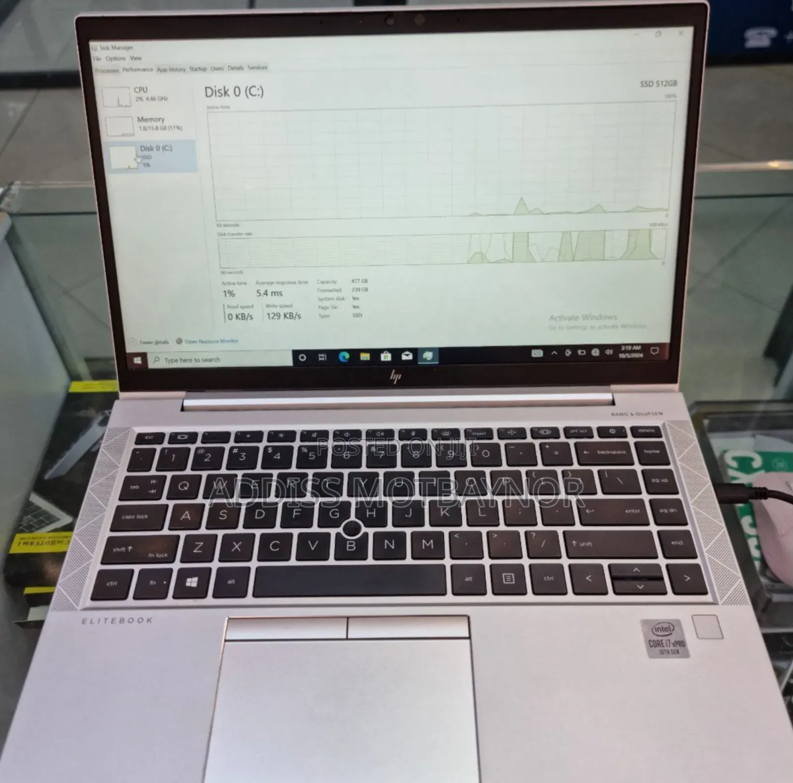 New Laptop HP EliteBook 840 16GB Intel Core I7 SSD 512GB