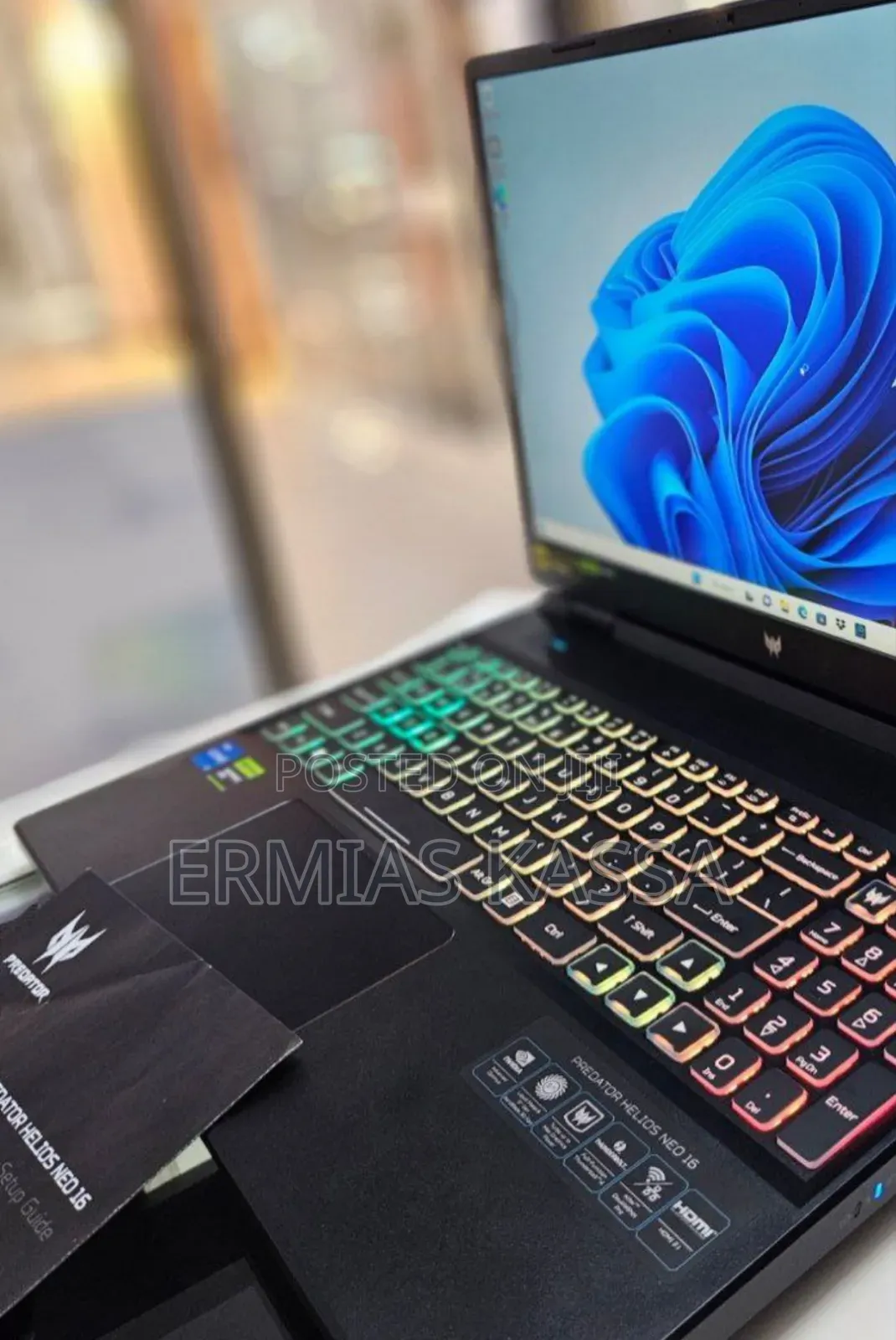 New Laptop Acer Predator Helios 300 16GB Intel Core I5 SSD 512GB