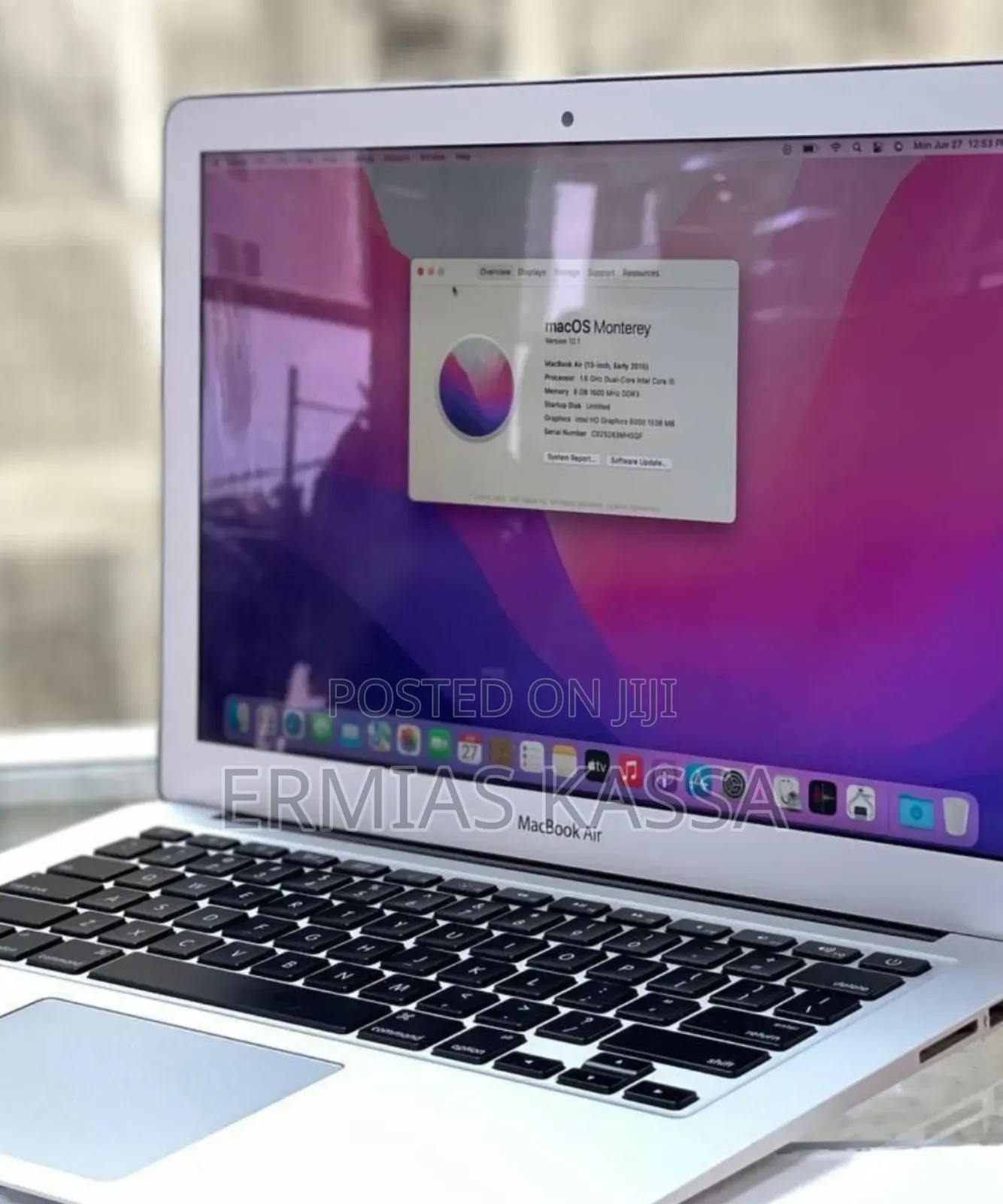 New Laptop Apple MacBook Air 2015 4GB Intel Core I5 SSD 128GB