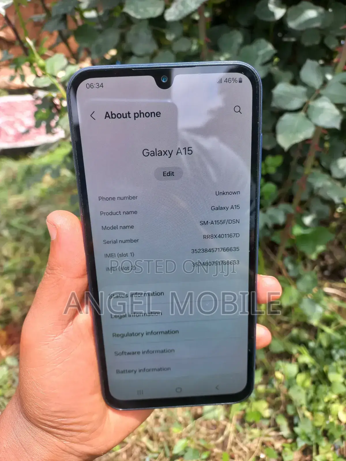 New Samsung Galaxy A15 256 GB Blue