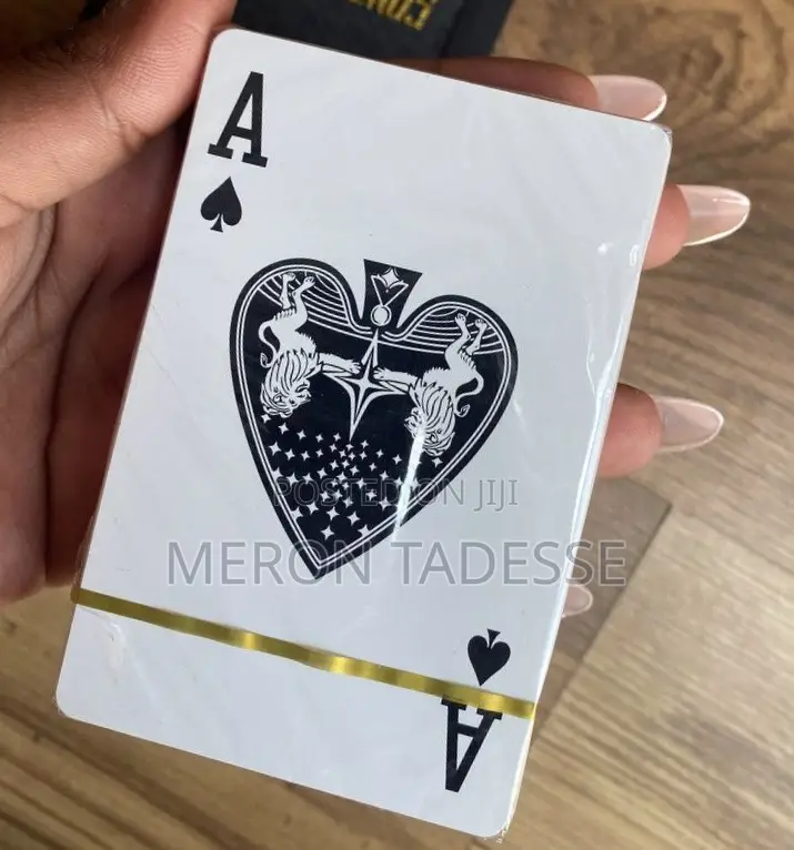 Vegas Kings Plastic Playing Cards Washable ኦርጅናል የፕላስቲክ ካርታ