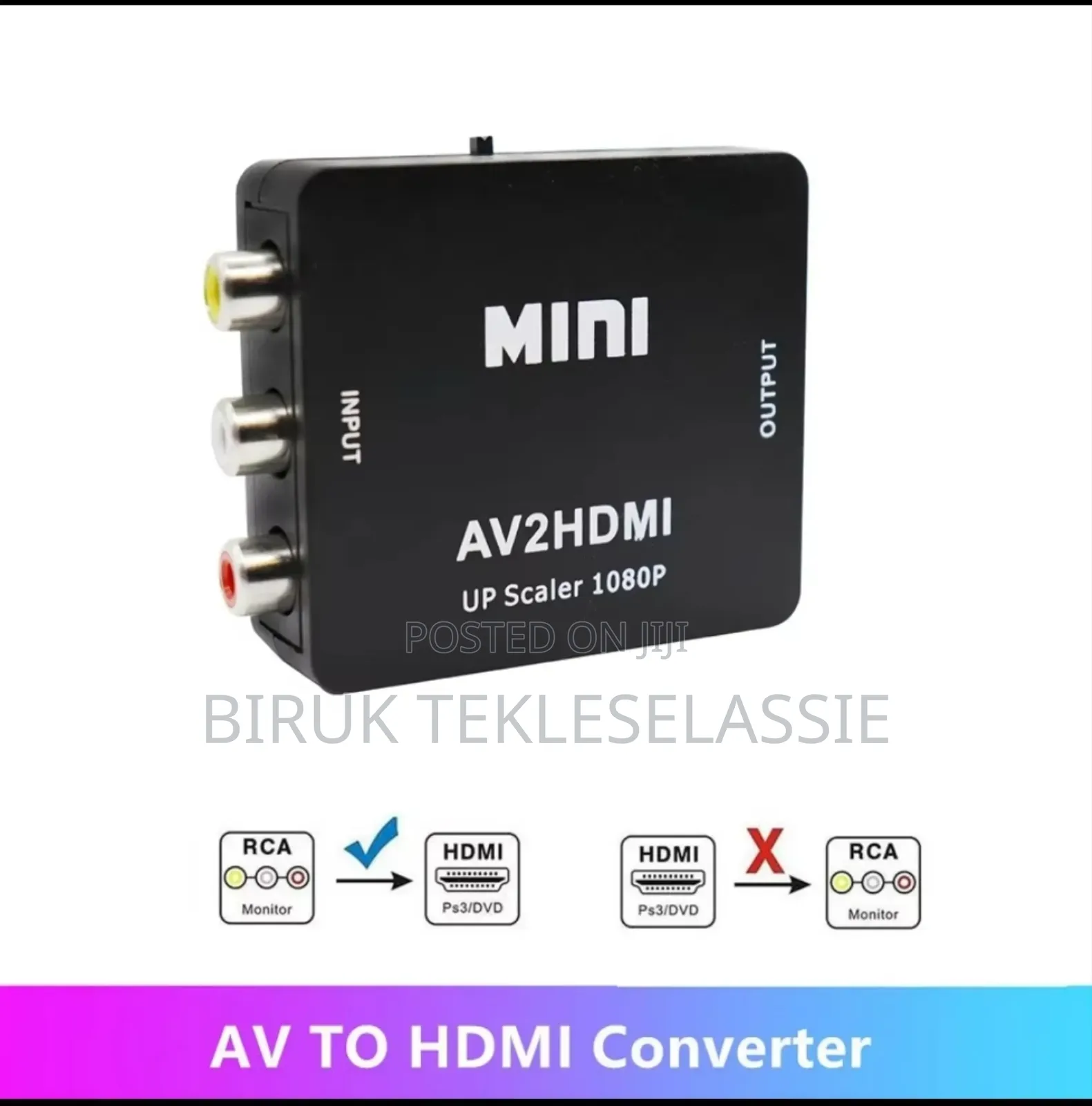 Av (Rca) to Hdmi Converter