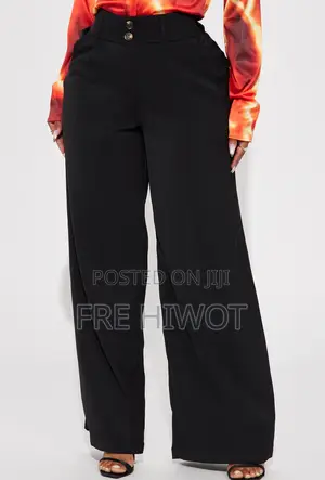 Photo - Tanya Wide Leg Trouser - Black