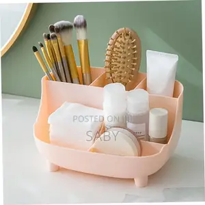 Grids Desk Organizer Storage Box for Bathroom Home