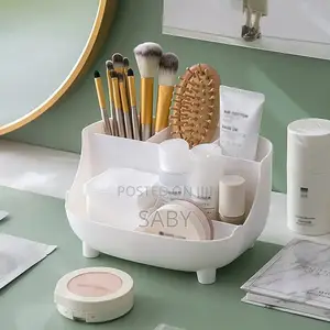Grids Desk Organizer Storage Box for Bathroom Home