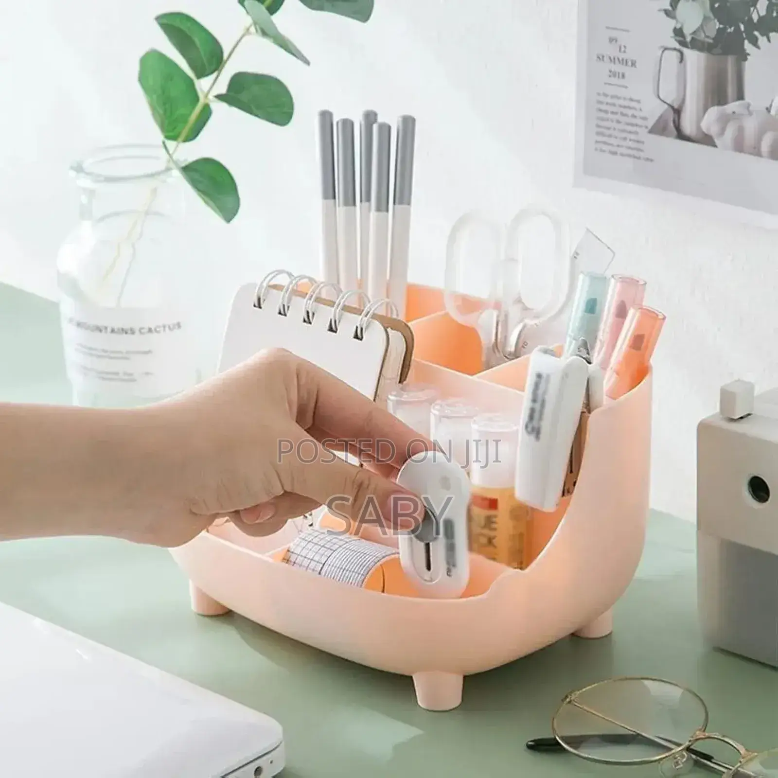 Grids Desk Organizer Storage Box for Bathroom Home