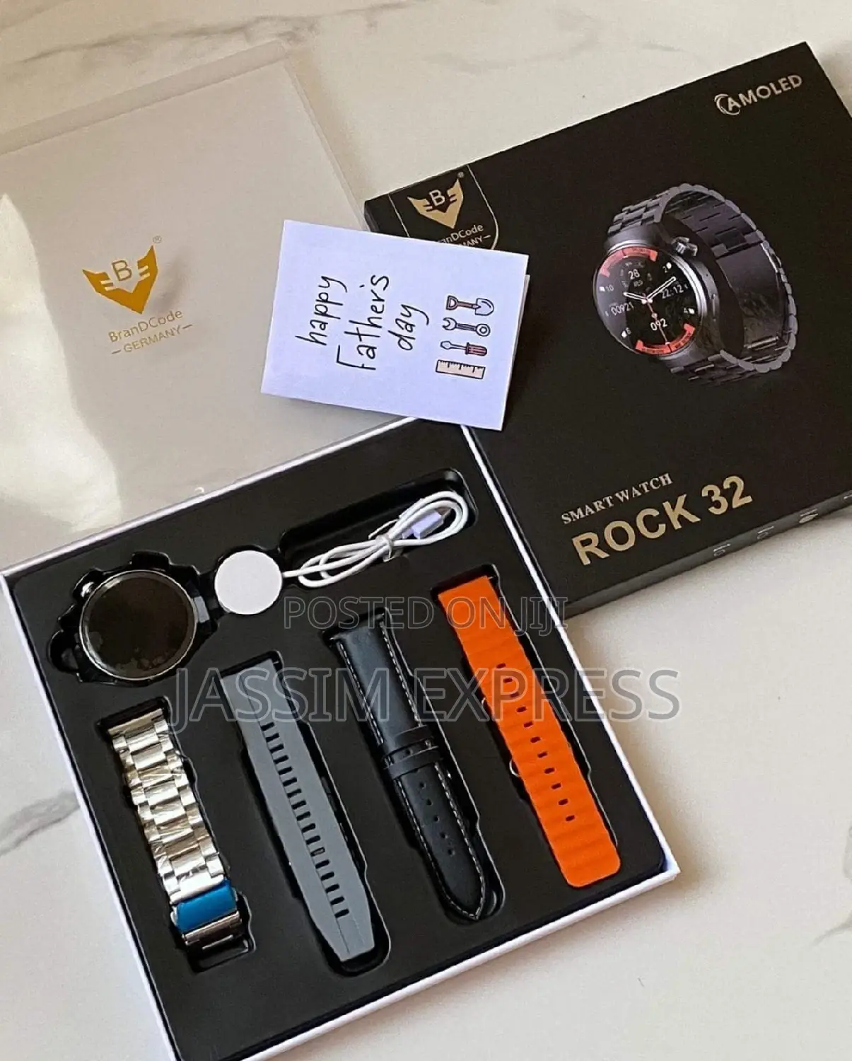 Original Rock Smart Watch (Amoled With Four Straps)