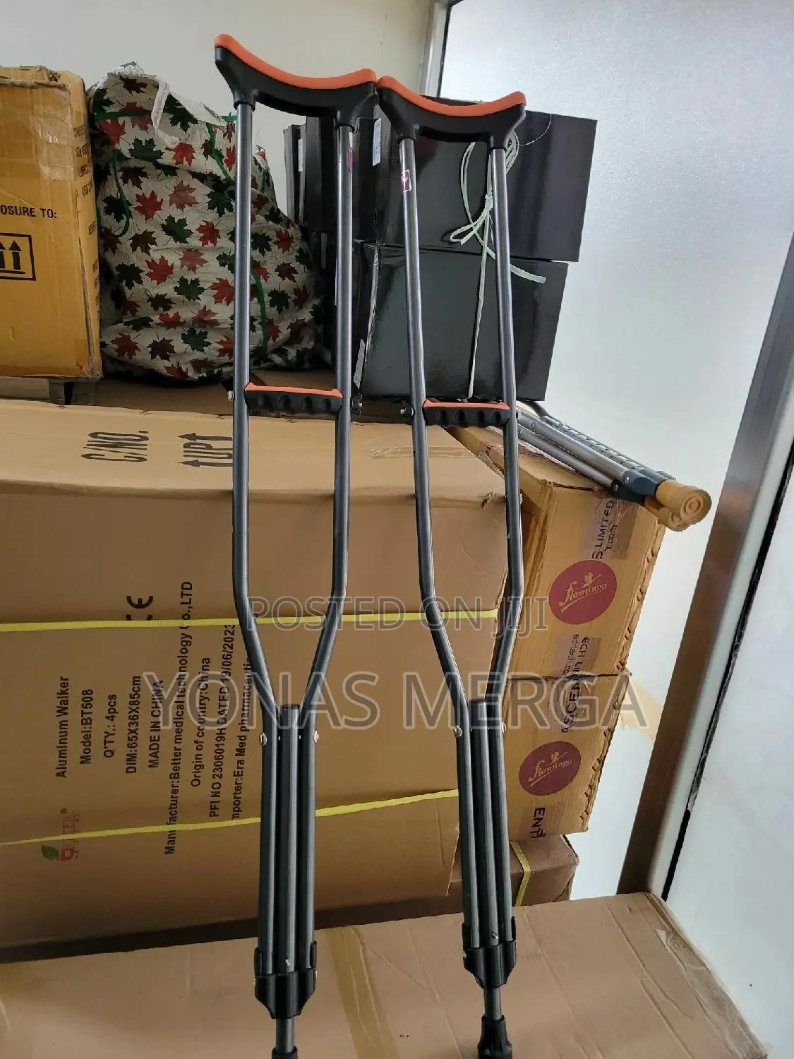 Crutch Axillary Walking Stick - 2 Pcs፫₱Crutches፲*Cranch