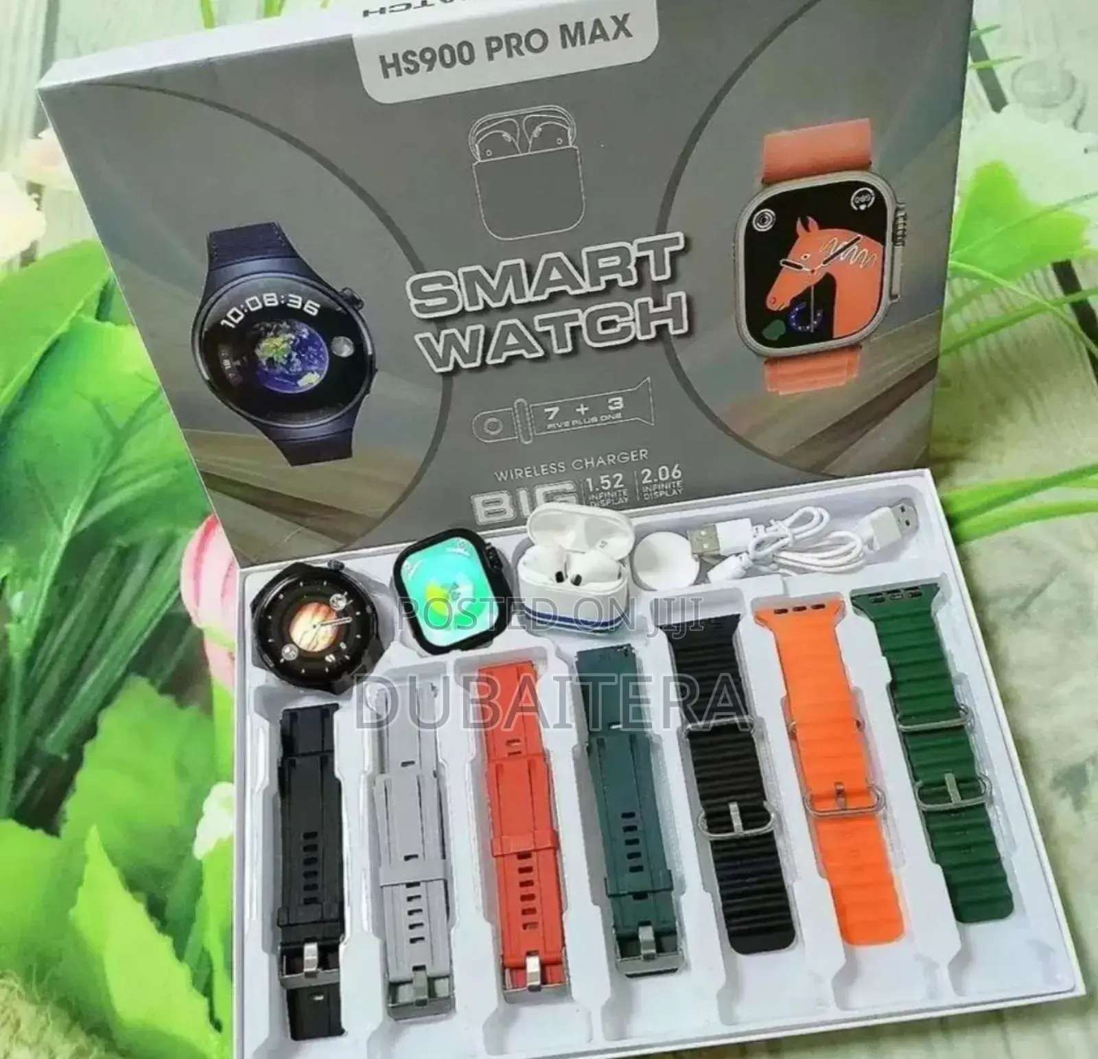 2 Smart Watch With Airpods and 7 Straps (2024 Model)