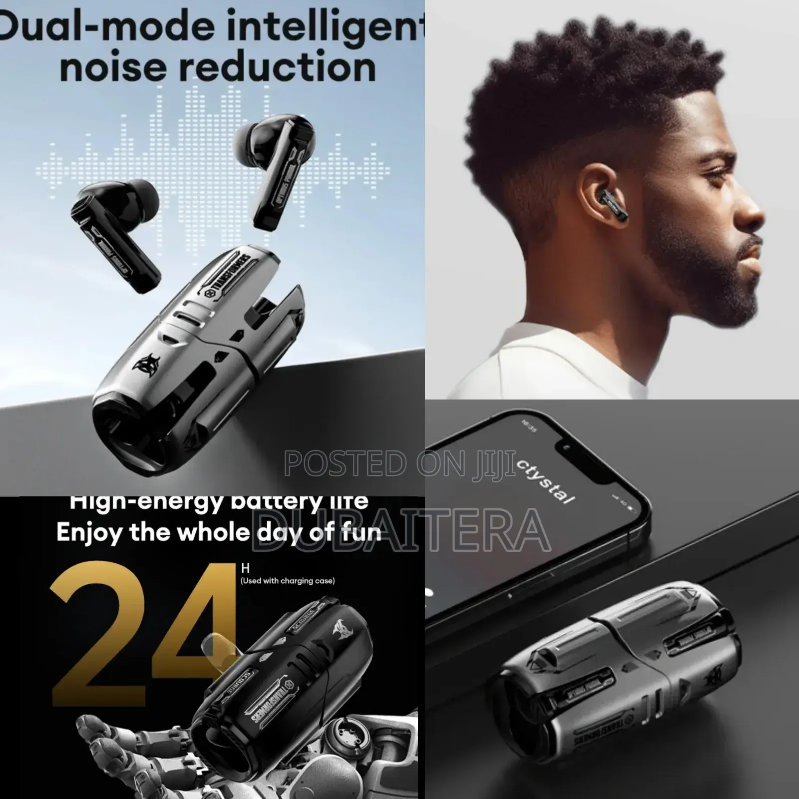 TRANSFORMERS V5.3 Low Latency Dual Mode HIFI Stereo Earbuds