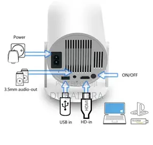 Ultra HD Smart Projecter With Remote Control