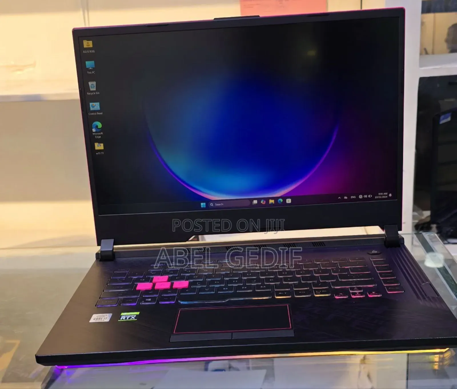 New Laptop Asus ROG Strix G15 16GB Intel Core I7 SSD 1T