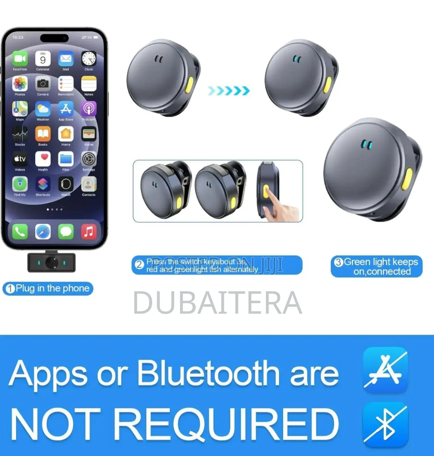 Mini Wireless Microphone Professional Dual Lavalier