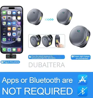 Mini Wireless Microphone Professional Dual Lavalier