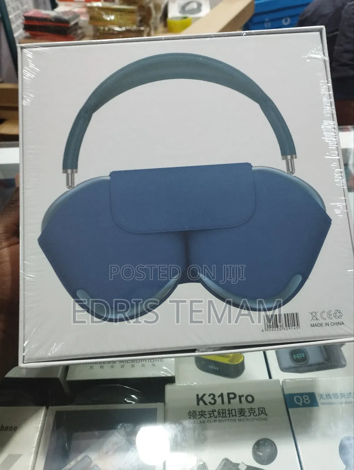 Air Pod Max Wireless Headphones Blue Black