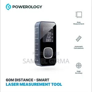 Powerology 60M Distance Smart Laser Measurement Tool