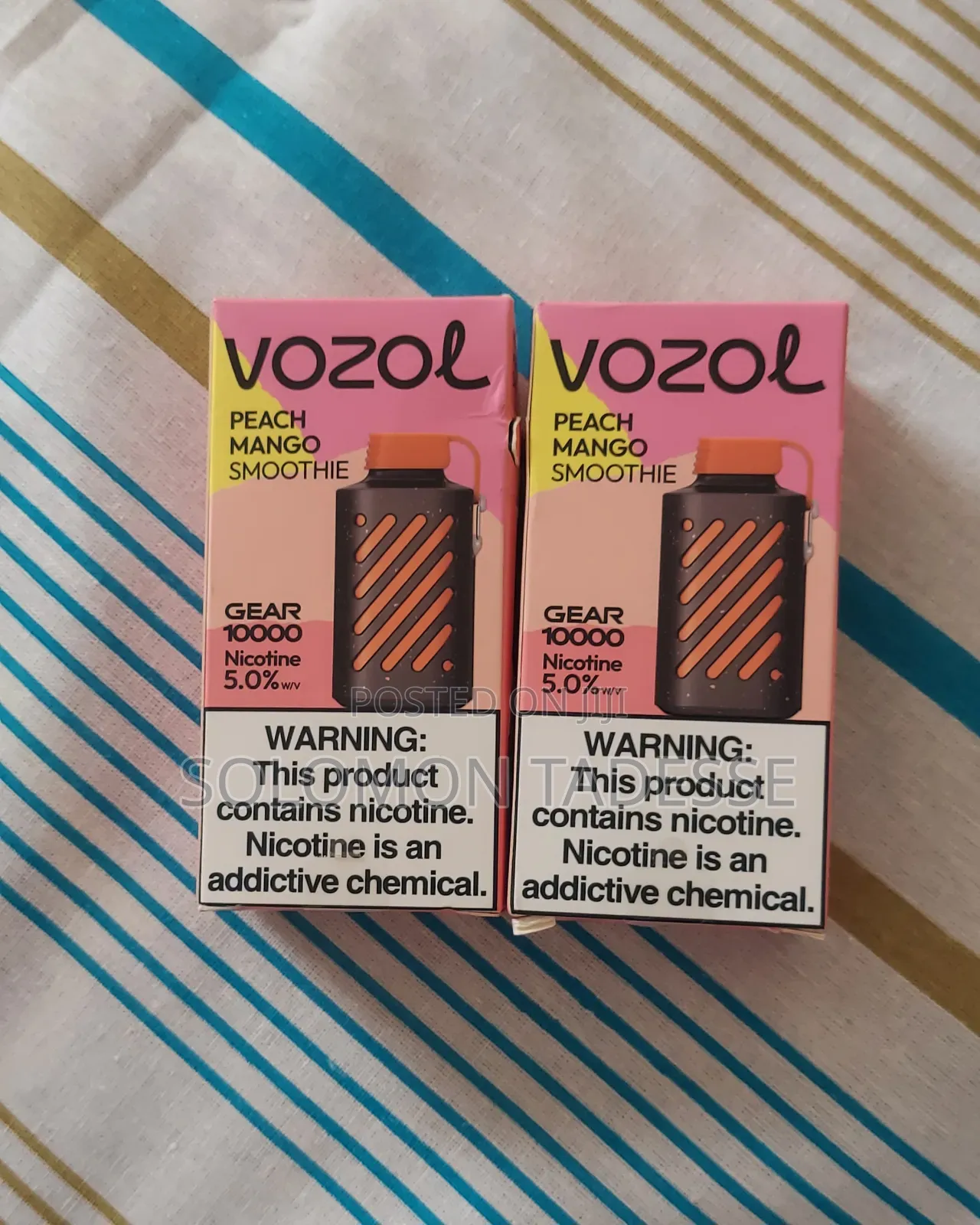 Vozol Vape Puff Peach Mango Smothie Flover