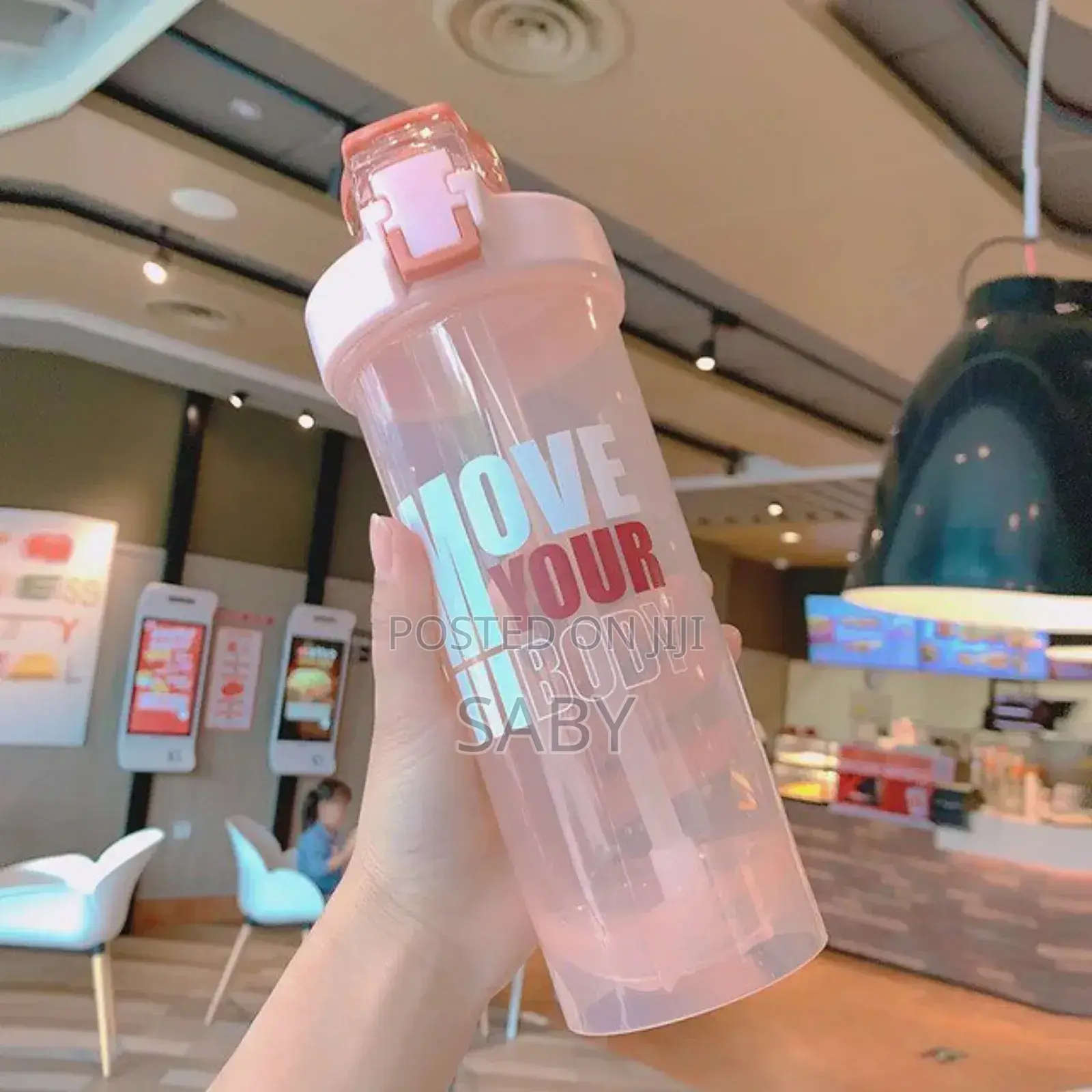 Fitness Shake Bottles With Stirring Balls