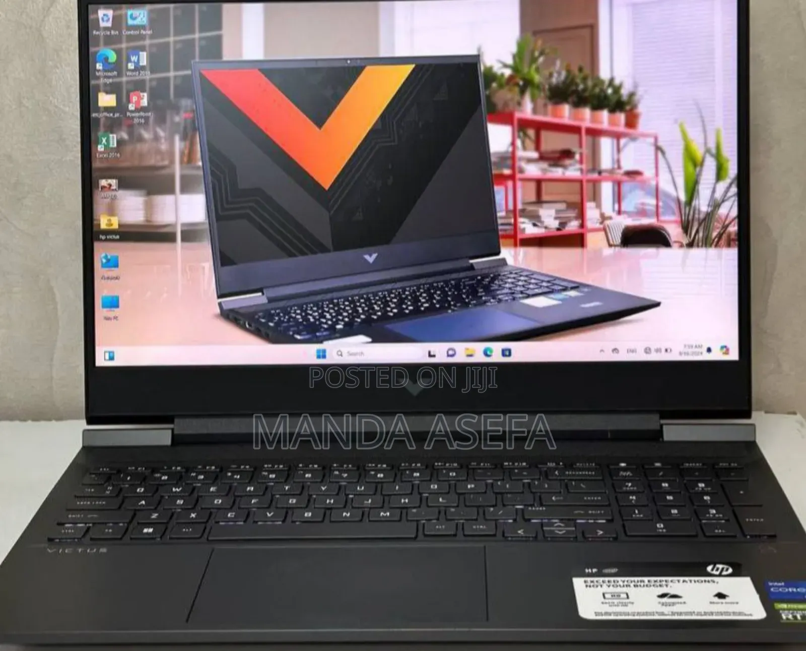 New Laptop HP Victus 16 16GB Intel Core I7 SSD 512GB